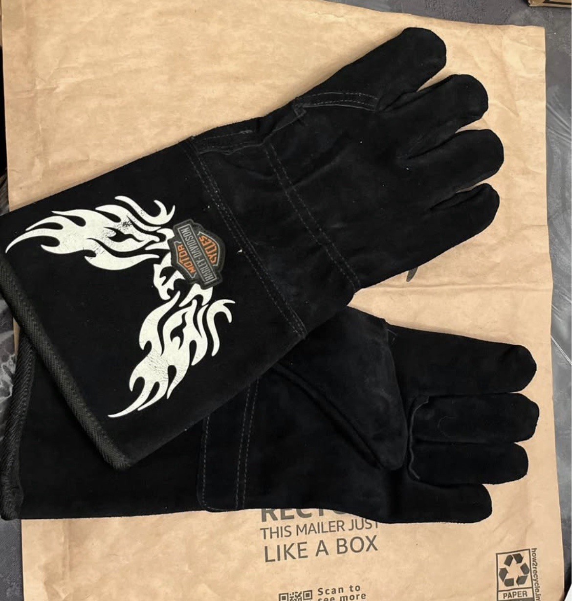 Harley-Davidson Black Welding Gloves