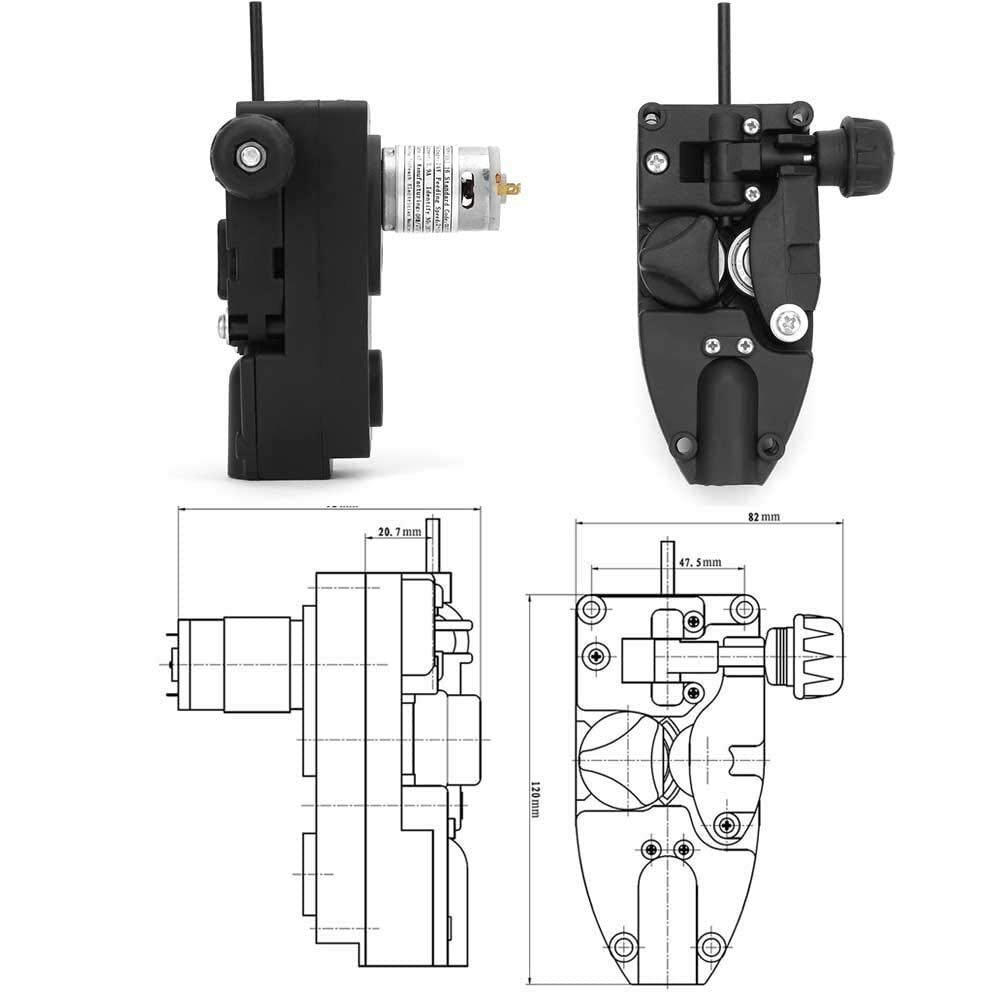 12V 24V Mig Welder Wire Feed Motor For Lincoln Weld Pak HD and K2185-1 Handy Mig