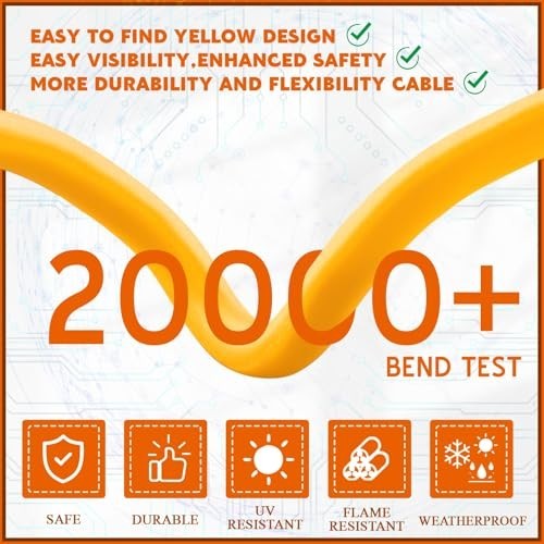 10FT 30A to 50A Welder Adapter Cord, NEMA 10-30P to 6-50R, Heavy Duty 10 AWG, ET