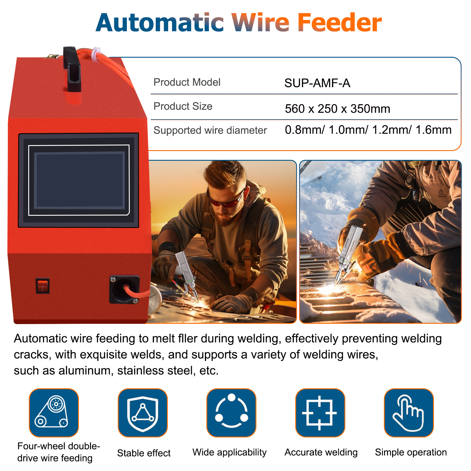 1500W 2000W 4in1 Fiber Laser Welding Cleaning Cutting Machine Metal Rust Romoval