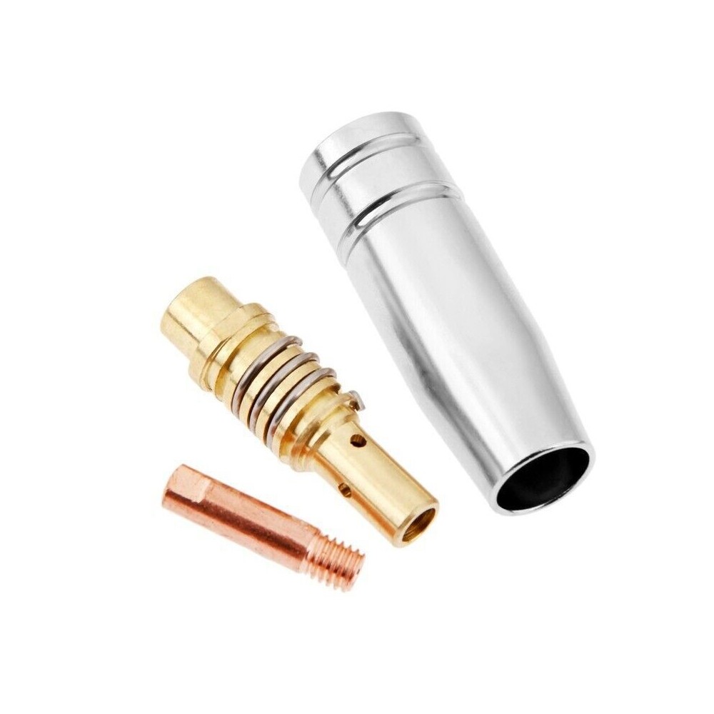 Short Gas Diffuser Nozzle Tip Kit For Chicago Electric Harbor Freight MIG Welder