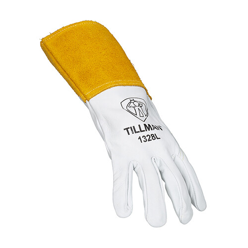 Tillman 1328 Top Grain Pearl Goatskin Leather TIG Protective Welding Gloves S-XL