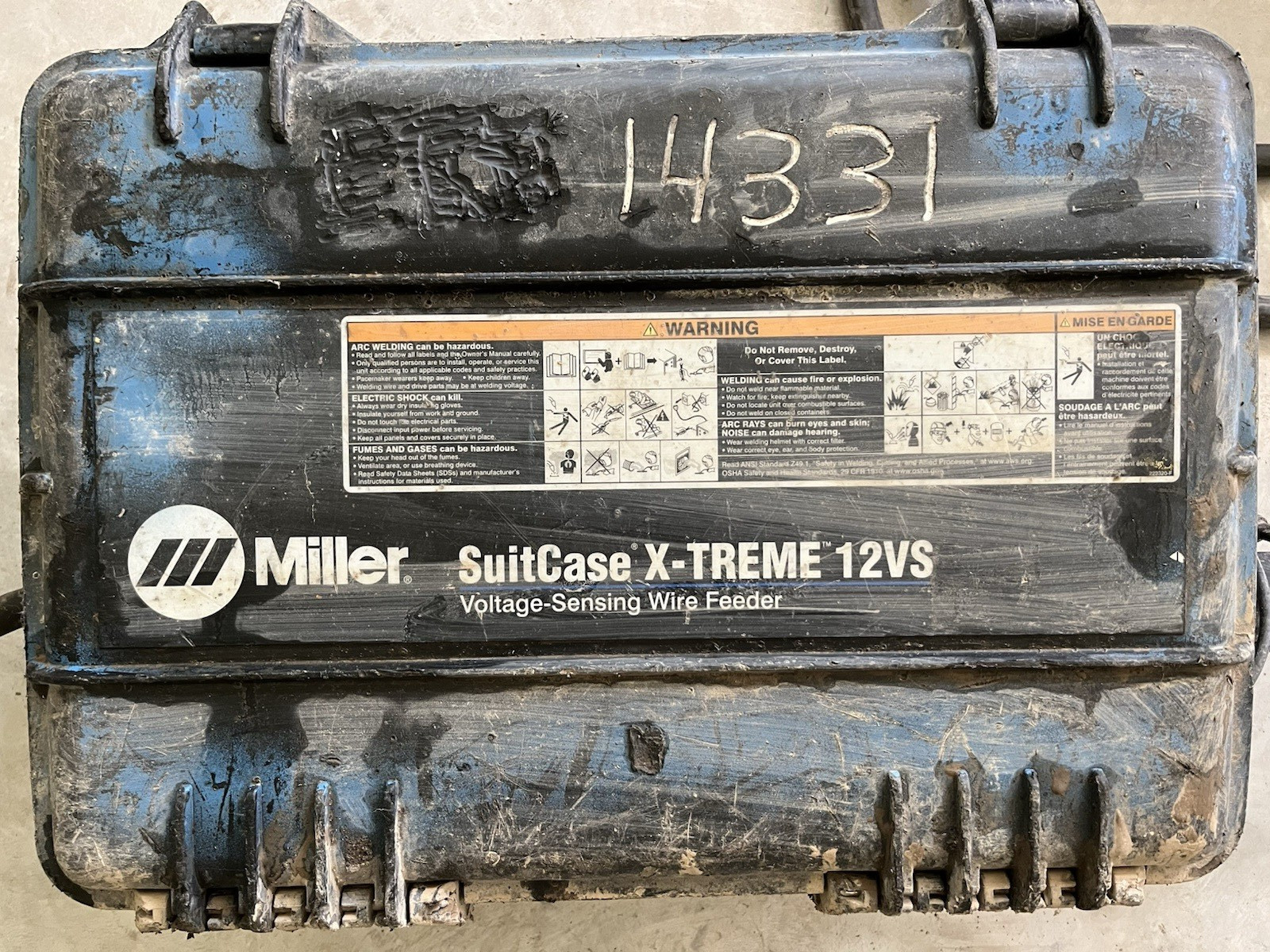 Miller Suitcase X-TREME 12VS Voltage Sensing Wire Feeder W/ Gun WE SHIP INTL