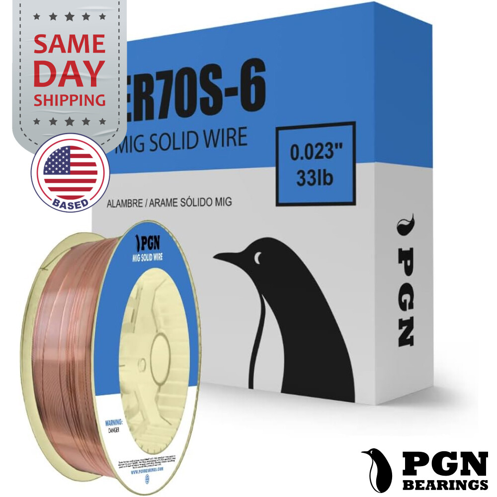 ER70S-6 .023″ – 33-Lb – Mild Steel MIG Welding Wire – Shatterproof ABS Spool