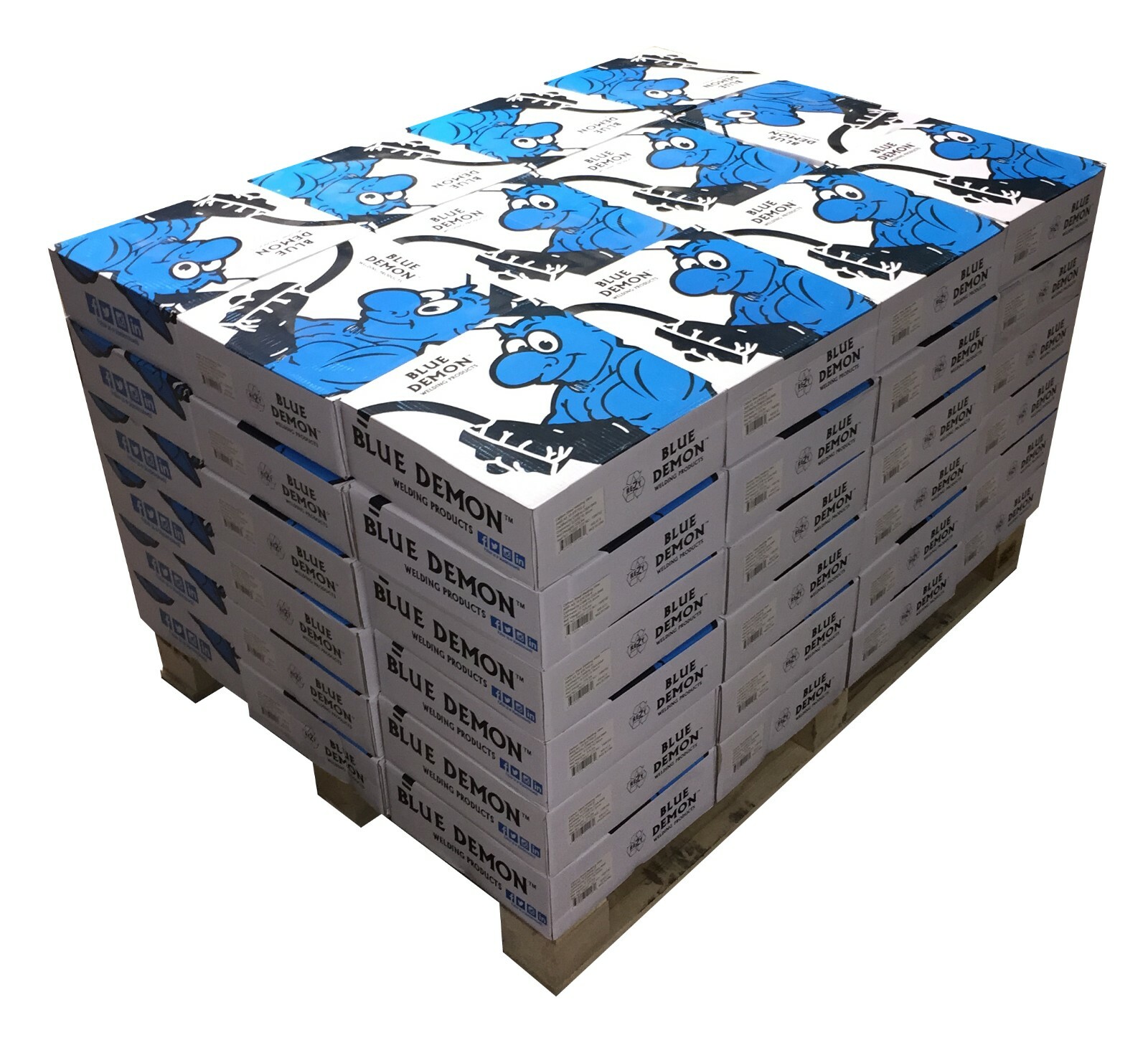 ER100S-1 .035 Pallet 72 Rolls of 33 lbs Blue Demon