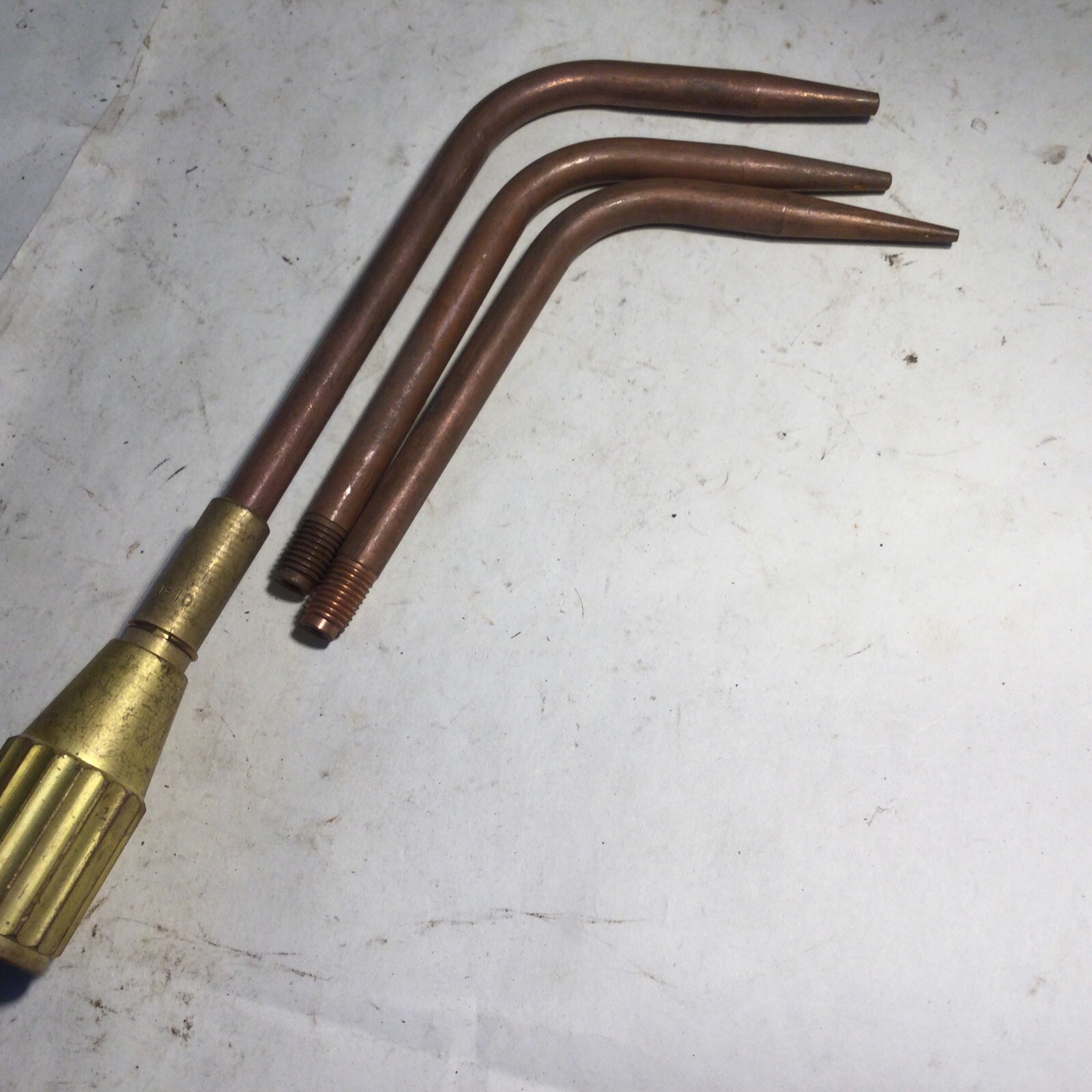 STYLE 160 1, ?, 3 Brazing Welding Torch Tip Set NOS NNB Free Shipping