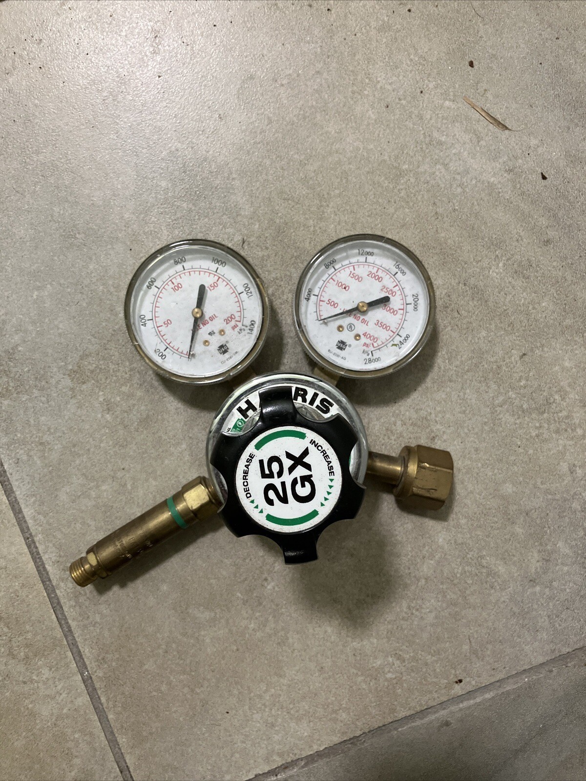 Harris Model 25GX-145-540 2.5″ Single Stage Oxygen Regulator (3000510)