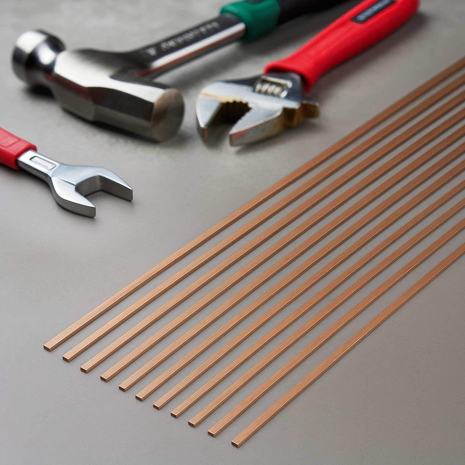 45pcs 15% Silver Brazing Rods, Phos Copper Welding Alloy 0.050″x1/8″x10″ for HVA