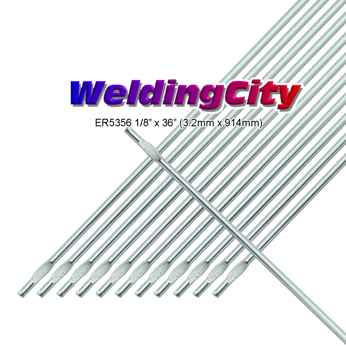 WeldingCity® 5-Lb ER5356 Aluminum 5356 TIG Welding Rod 1/8″x36″ US Seller Fast