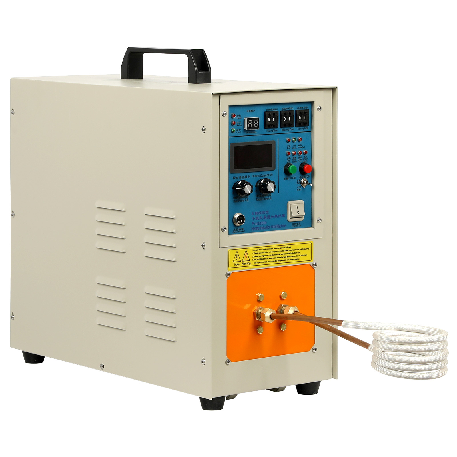 15KW 30-100KHz Induction Heater Furnace 2200℃ 110V High Frequency Best machine