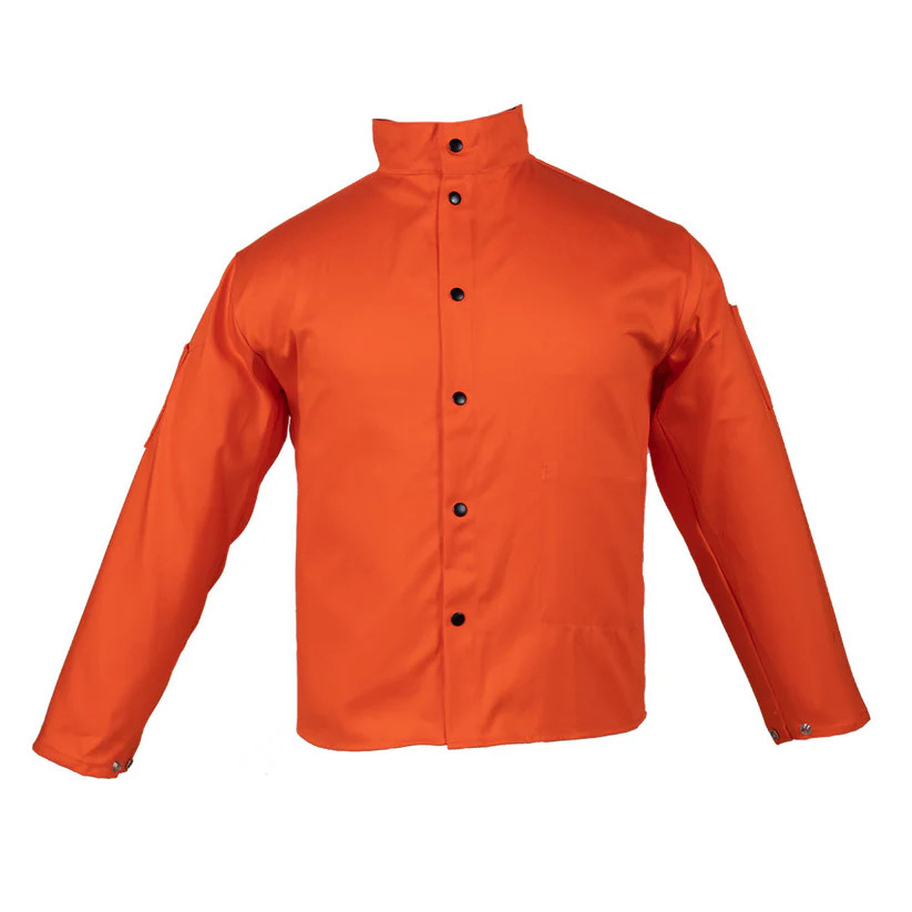 Trust Protection 5502 Premium Lightweight FR Cotton Orange 30″ Jacket, Large