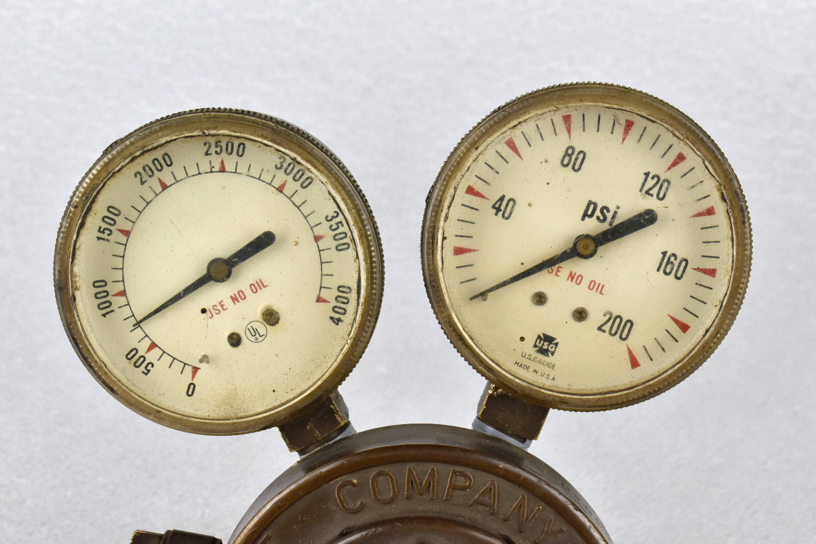 Vintage Victor Equipment Company Compressed Gas Regulator SR 450D