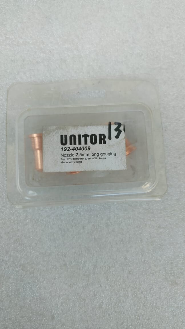 UNITOR 192-404009 NOZZLE 2,5MM LONG GOUGING FOR UPC-1040 3 PIECES