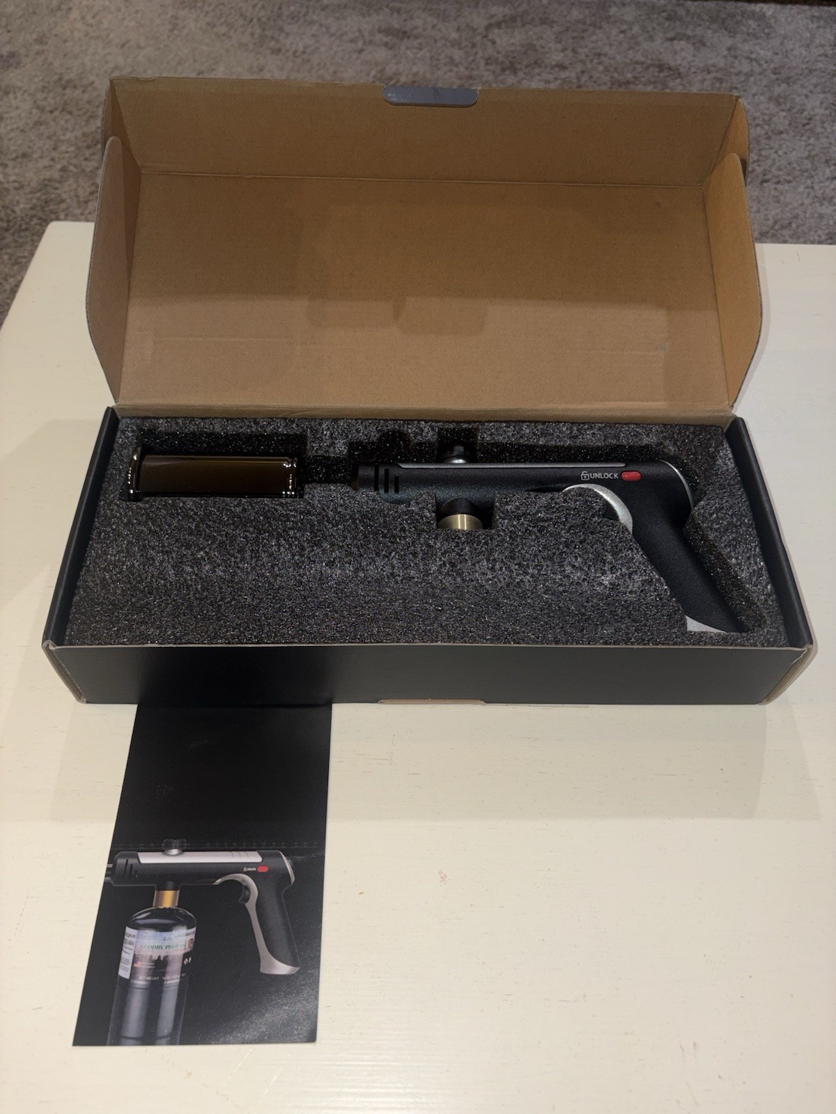 MT-920 Propane Torch Max Power Button & Safety Lock For Kitchen Cooking