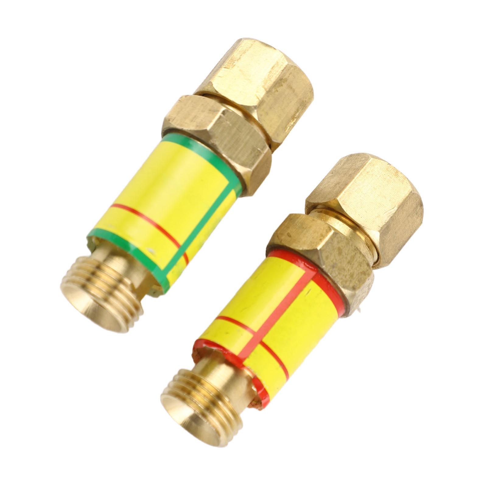 1 Pair Oxygen Acetylene Check Valve Flashback Arrestor (M16*1.5)
