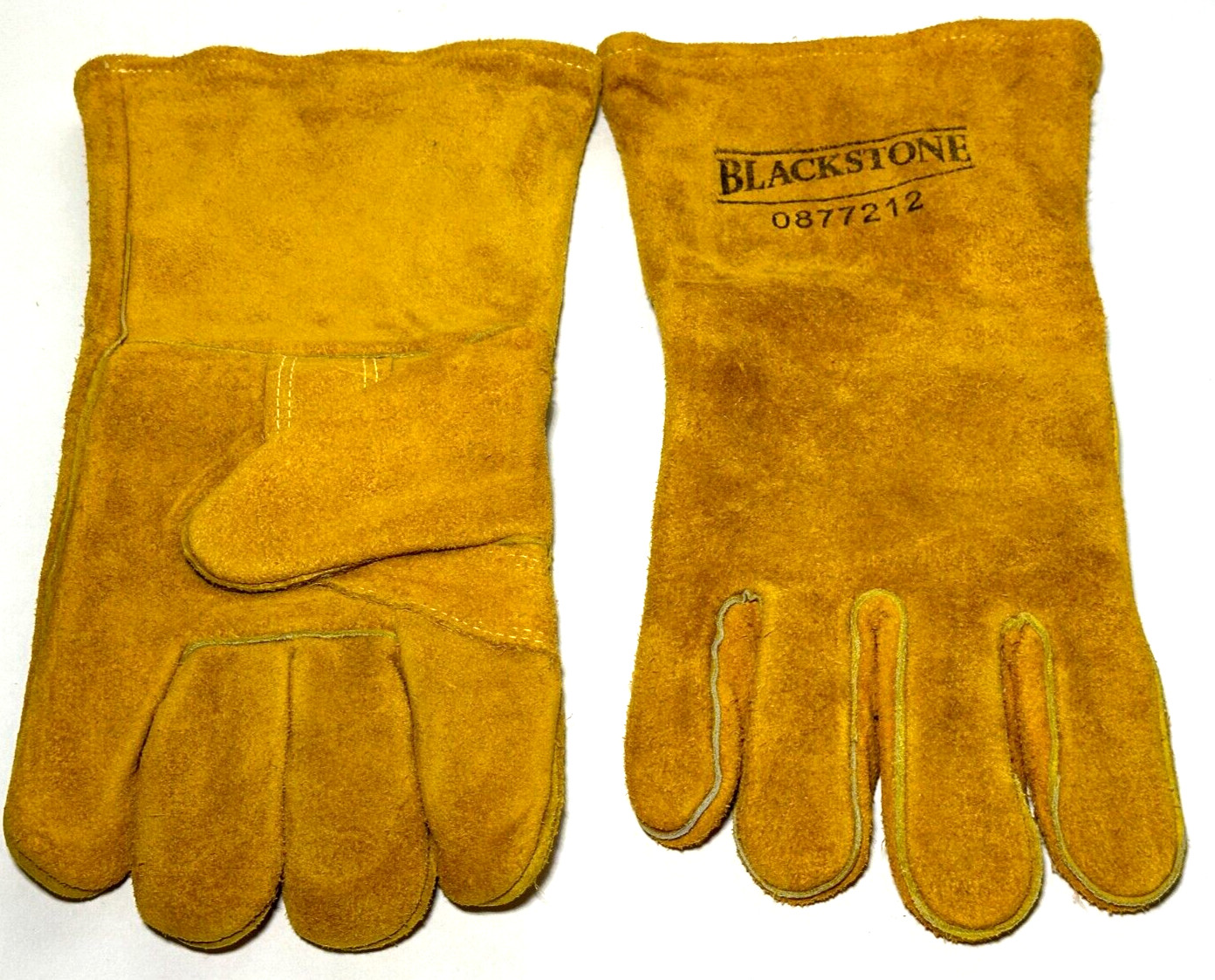 2pk Blackstone 100% Leather Adult Welding Gloves – Size Large – Part # 0877212