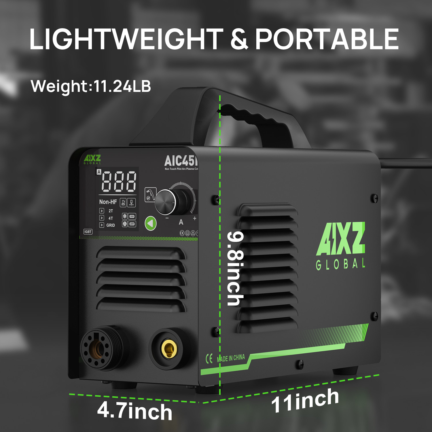 AIXZ Dual Voltage 110/220V IGBT Plasma Cutter Non-Touch Pilot Arc Non-HF Cutter
