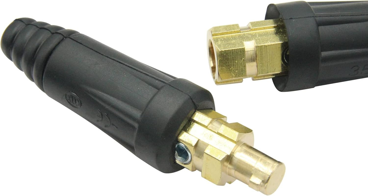 Welding Cable Quick Connector Pair DINSE-Style 35-50 2Set | 200Amp-300Amp (#4-#1