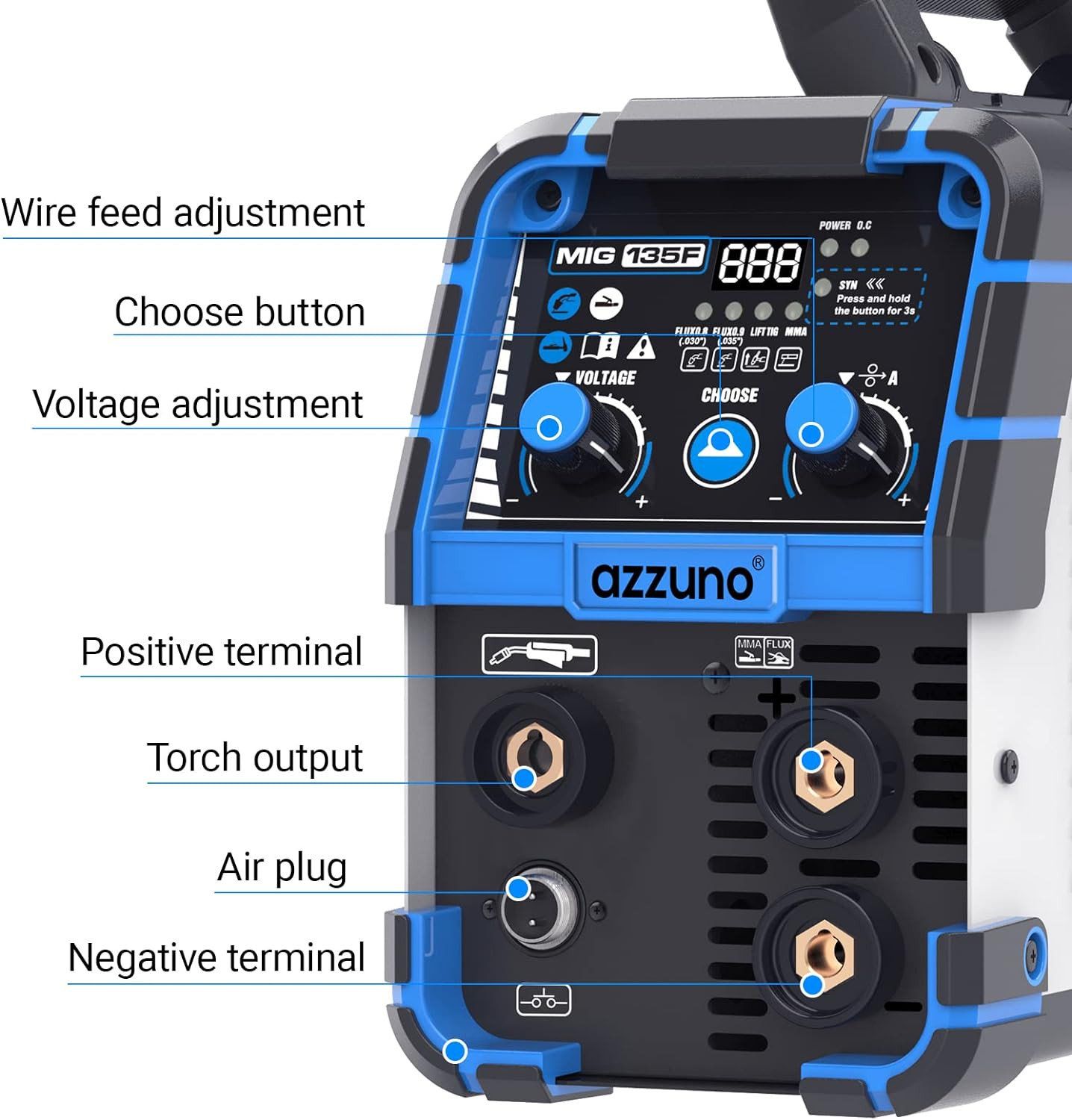 Maquina Para Soldar Soldadura Electrica Por Arco MMA/ MIG/ LIFT TIG Welders