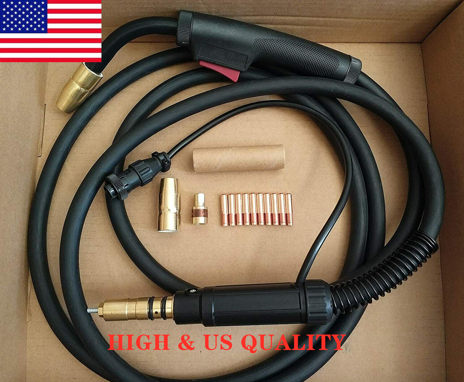 MIG WELDING GUN 15′ 150A for Miller Millermatic 90/120/130/130XP/135/140/141/150