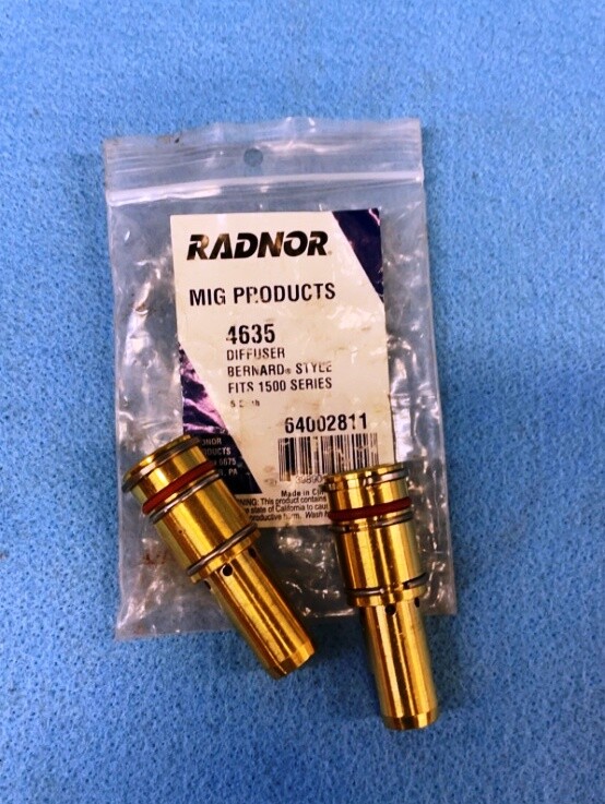 RADNOR MIG PRODUCTS, DIFFUSER PART NO 4635 **LOT OF 2**