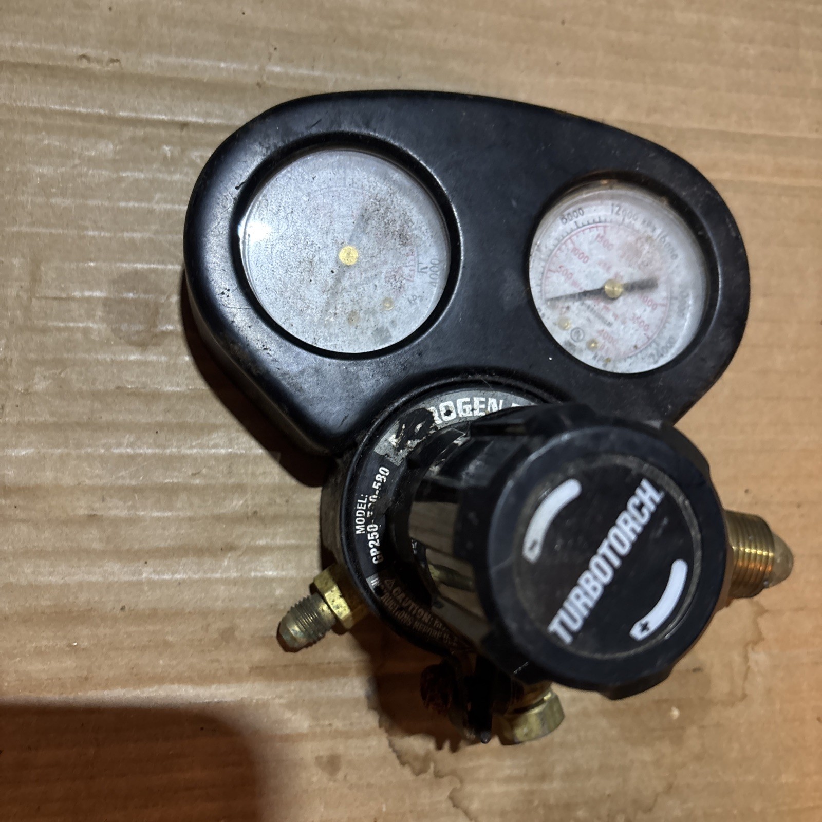 Turbo Torch DP250-800-580 High Pressure Nitrogen Purge Regulator (0-800 PSI)