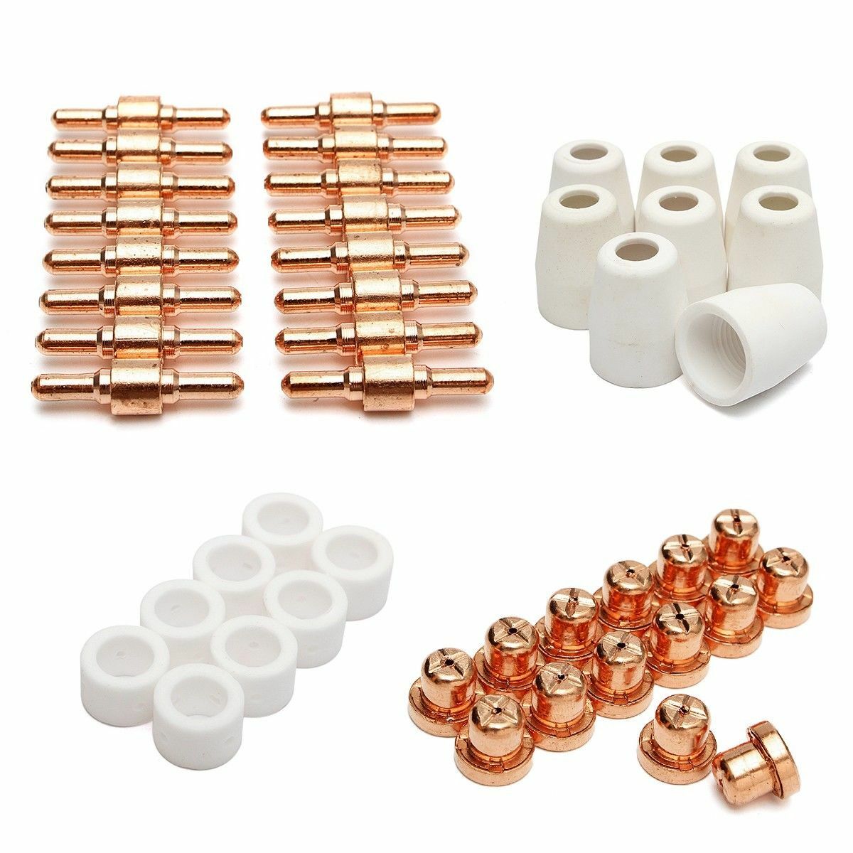 50Pcs PT-31 Air Plasma Cutter Consumables Electrode Tip Kit For Torch LG-40 CUT