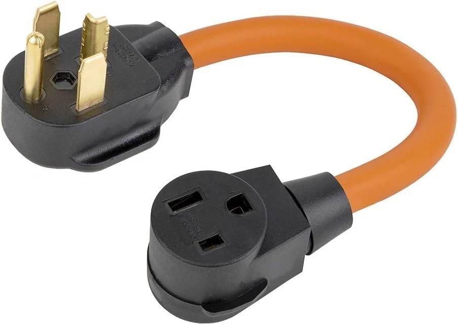 NEMA 14-30P to 6-50R 1.5FT Adapter Cable – 7000W Power, Heavy-Duty Design