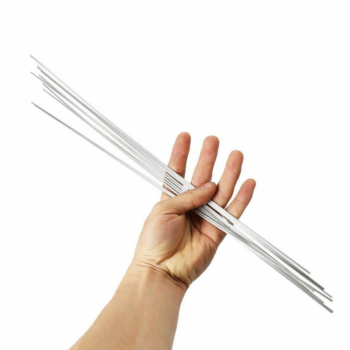 50PCS Aluminum Brazing Solution Welding Flux-Cored Rods Low Temperature Wire