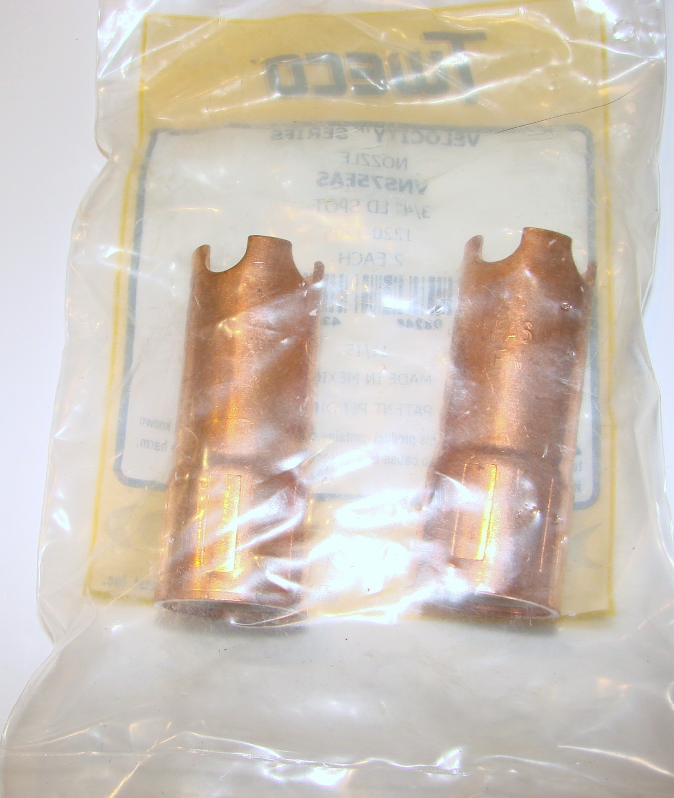 genuine TWECO VNS75FAS Velocity Series NOZZLES —- 1220-1205 — Package of 2