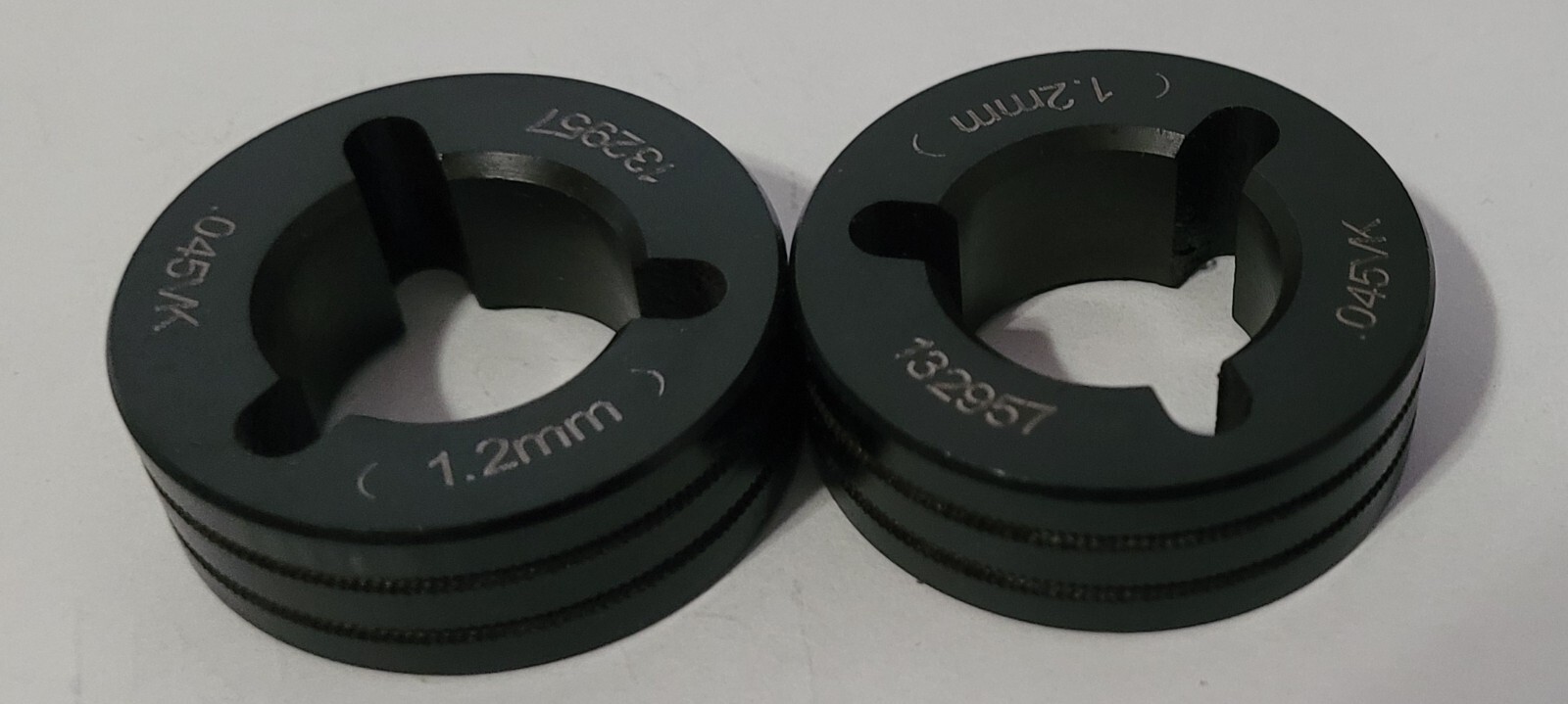 Set Of 2 Knurled Drive Rollers .045 Compatible with Miller 8VS 12 VS Suitcase