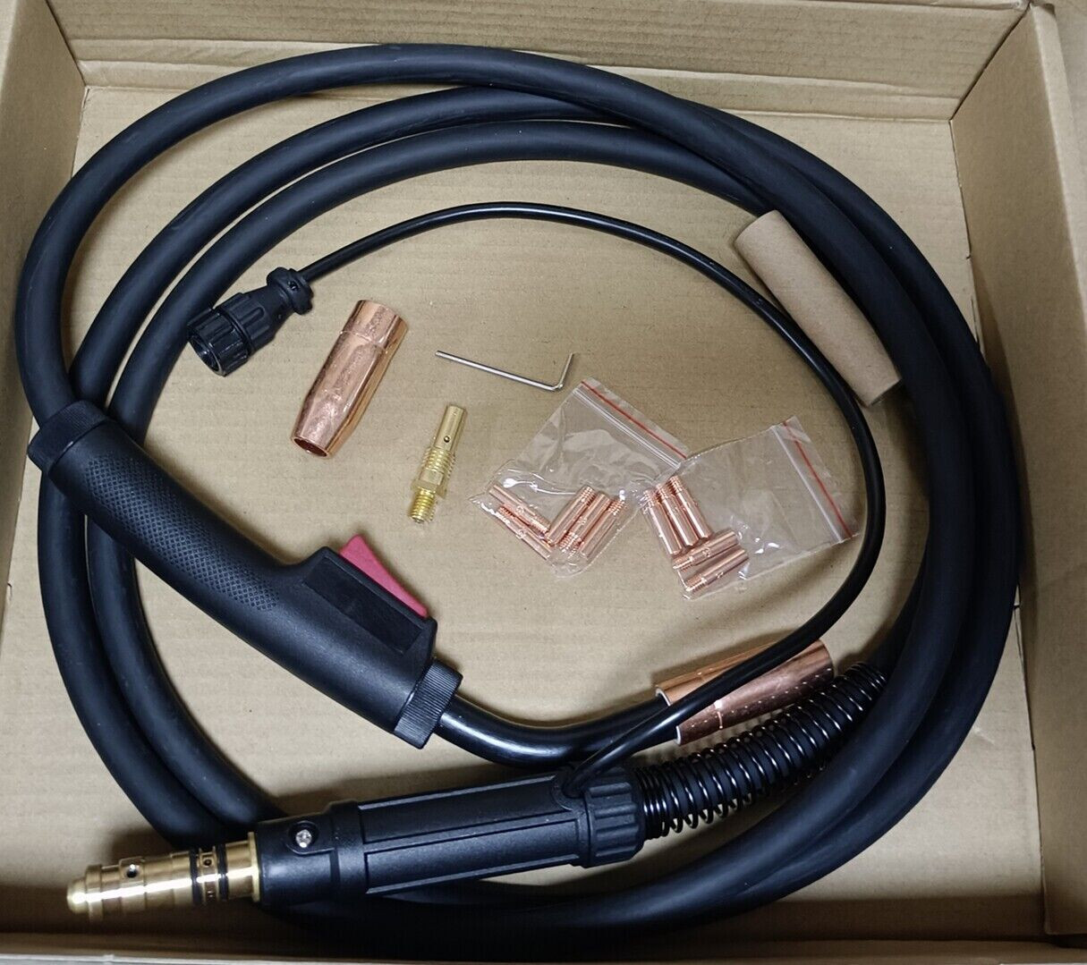 MIG WELDING GUN 10′ 150A fits Lincoln LE31MP(K3461-1), Power Mig 140MP(4498-1)