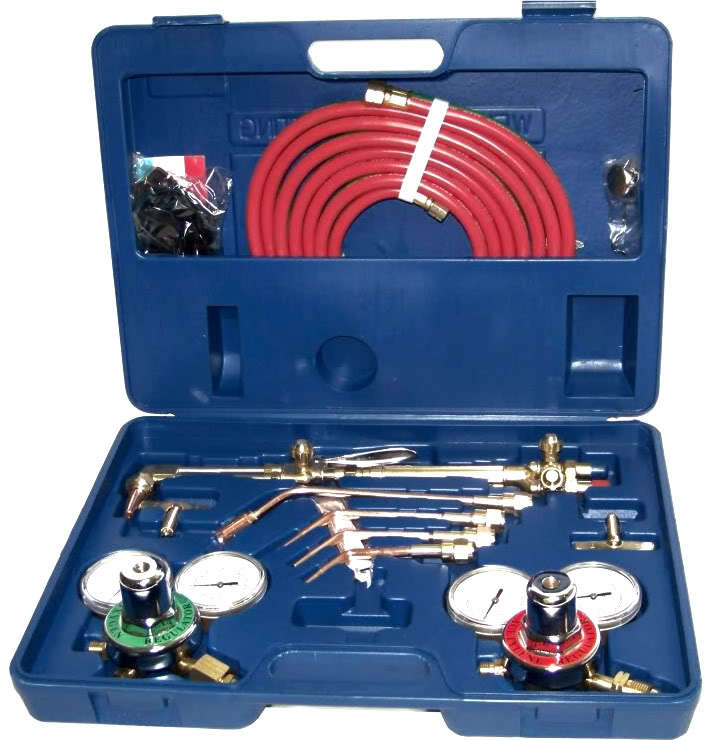 Oxygen and Acetylene Welding Kit Victor Type Cutting Torch Burner Soldering