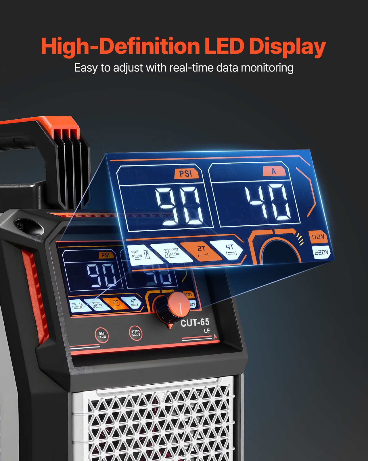 VEVOR Plasma Cutter 65A Non-Touch Pilot Arc Plasma Cutter Non-High Frequency