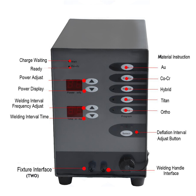 Automatic Spot Welder Pulse Argon 100W Welding Machine 220V/110V Jewelry Repair