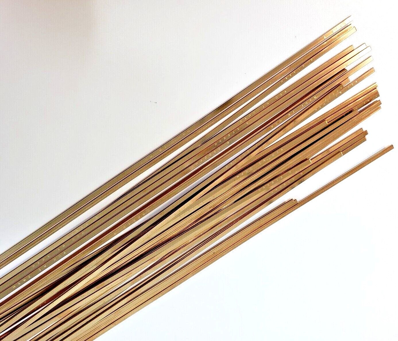Harris®-0 Silver Phos Copper Solder Brazing Alloy Rods *USA 1/8″ x 0.05″ x 20″