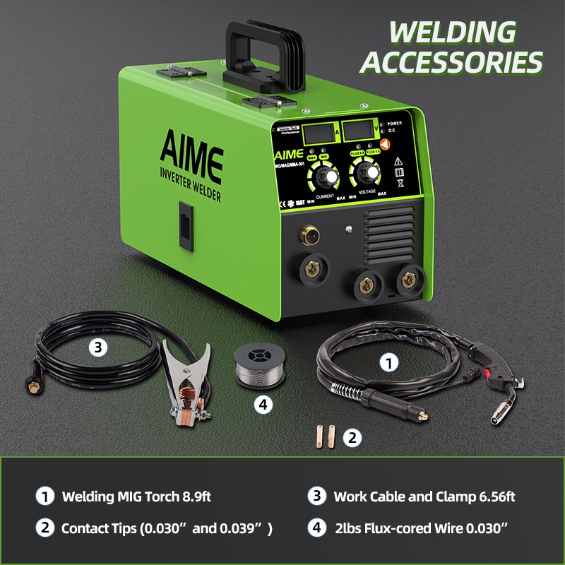 140A 3 in 1 MIG welder, solid wire, MIG/Lift TIG/manual arc welding equipment