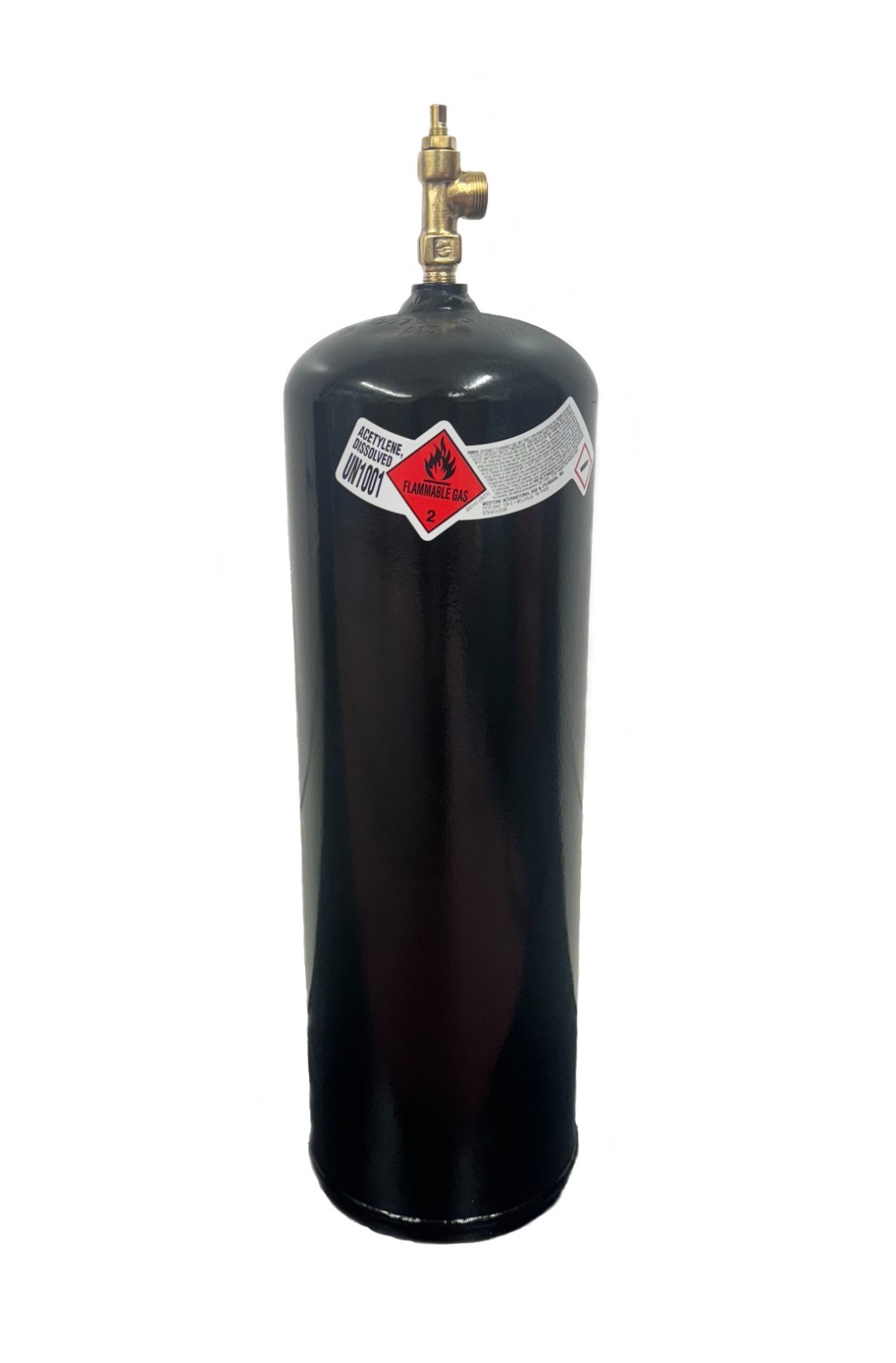 ACETYLENE B TANK 40 cu/ft – MADE IN USA – Welding Cylinder Tank CGA 520