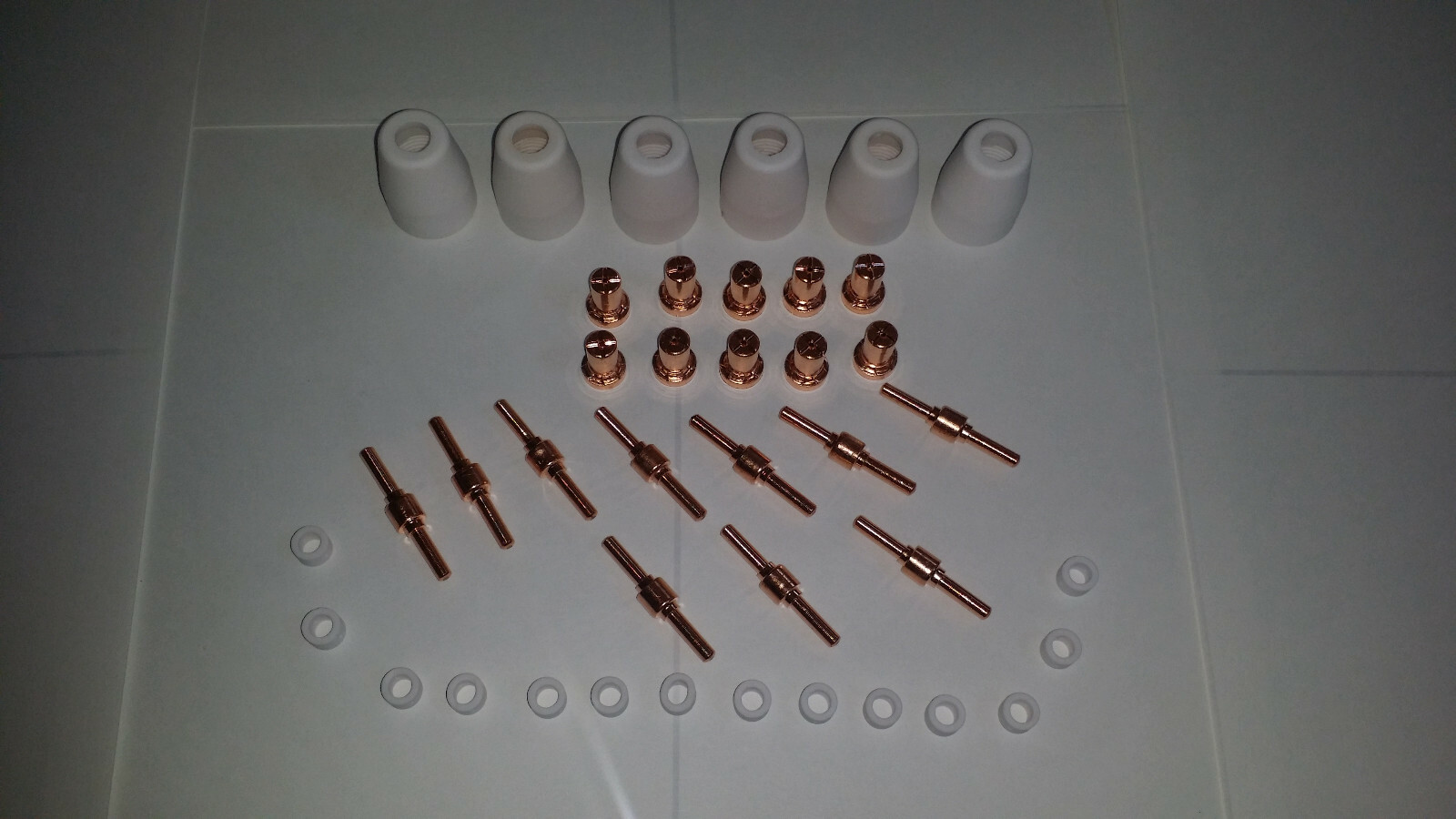 REBOOT RBC-4000 PLASMA CUTTER CONSUMABLES 40PCS COPPER EXTENDED CUT40 40amps