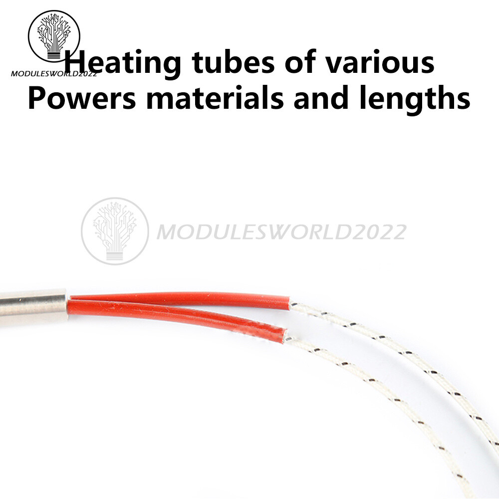 1X Mold Stainless Steel Single Head Heating Tube Element 6-10mm AC 220V 100-200W