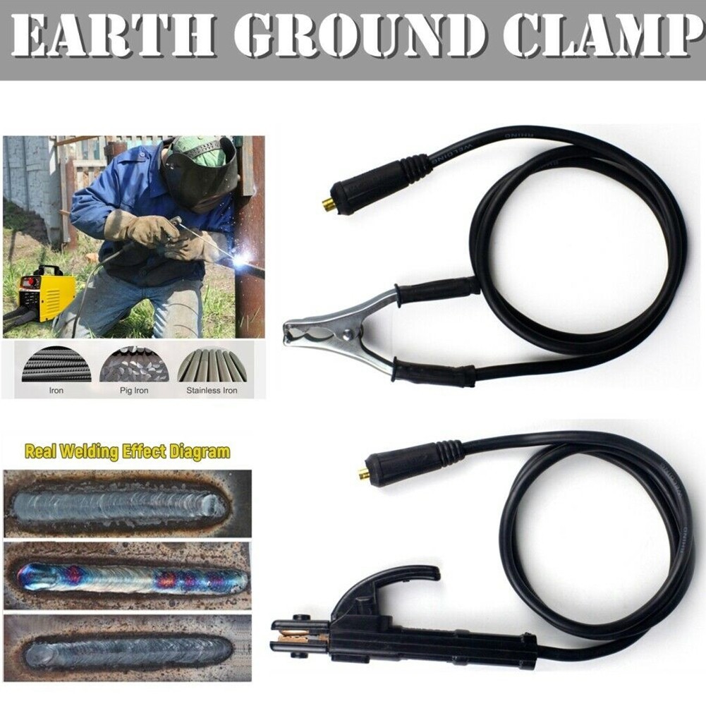 Clamp Wire Grounding 1.5M Cable 1.5m / 59.06inch 10-25 200A