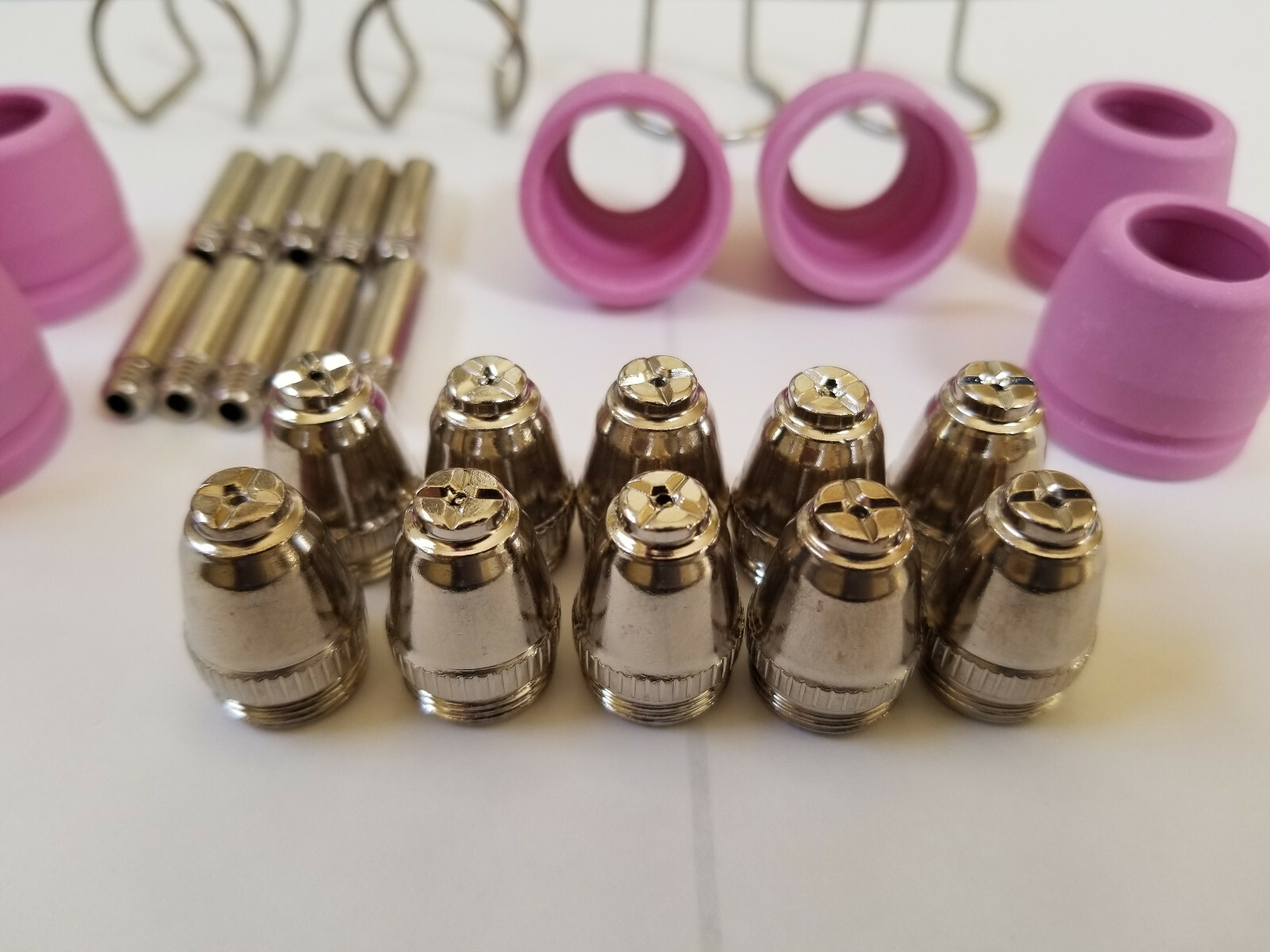 ARCCAPTAIN 55A 30pcs Consumables CUT 55 Plasma Cutter Consumables & Spacer Guide