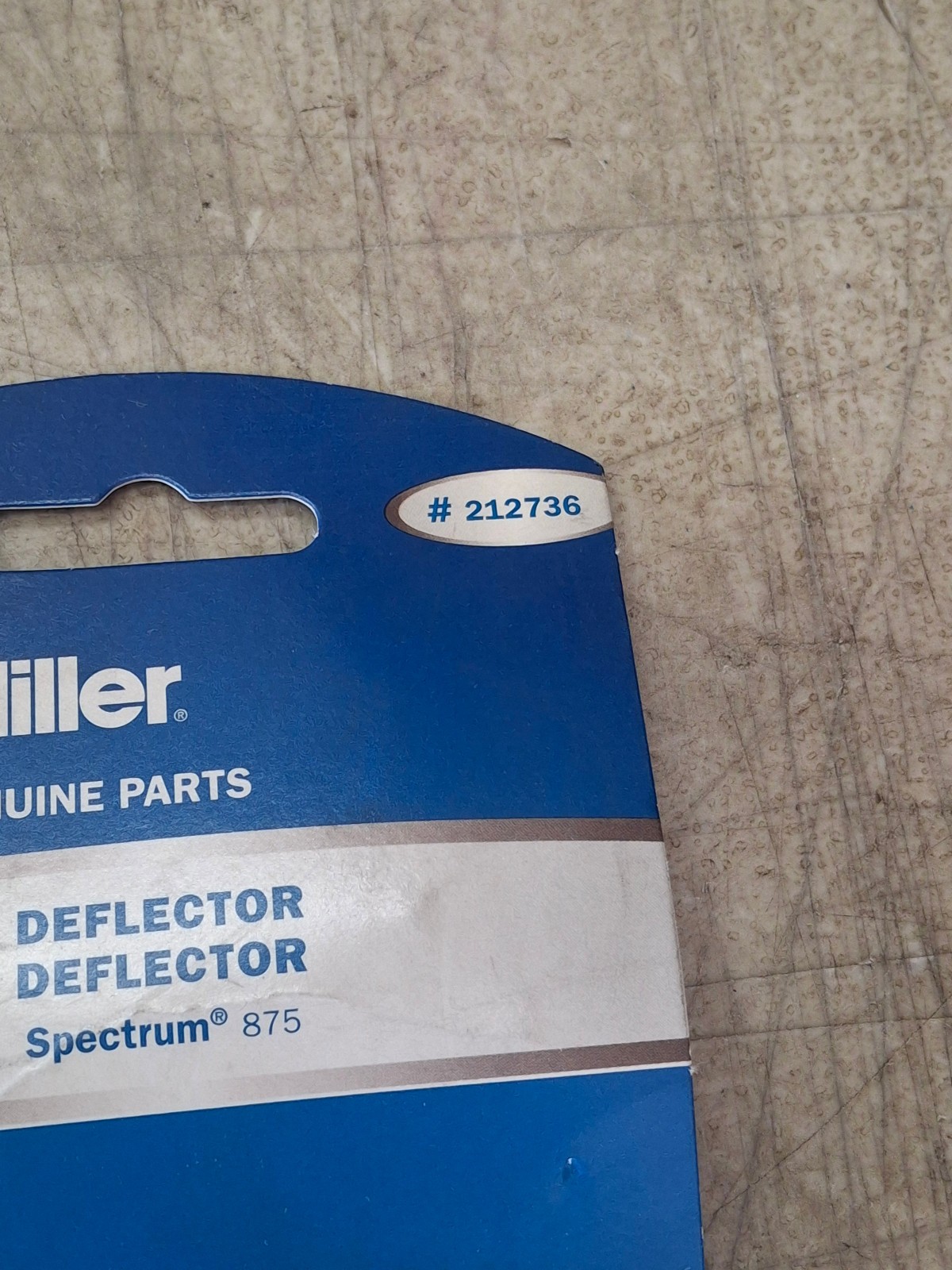 Miller 212736 Plasma Cutting Deflector Spectrum 875