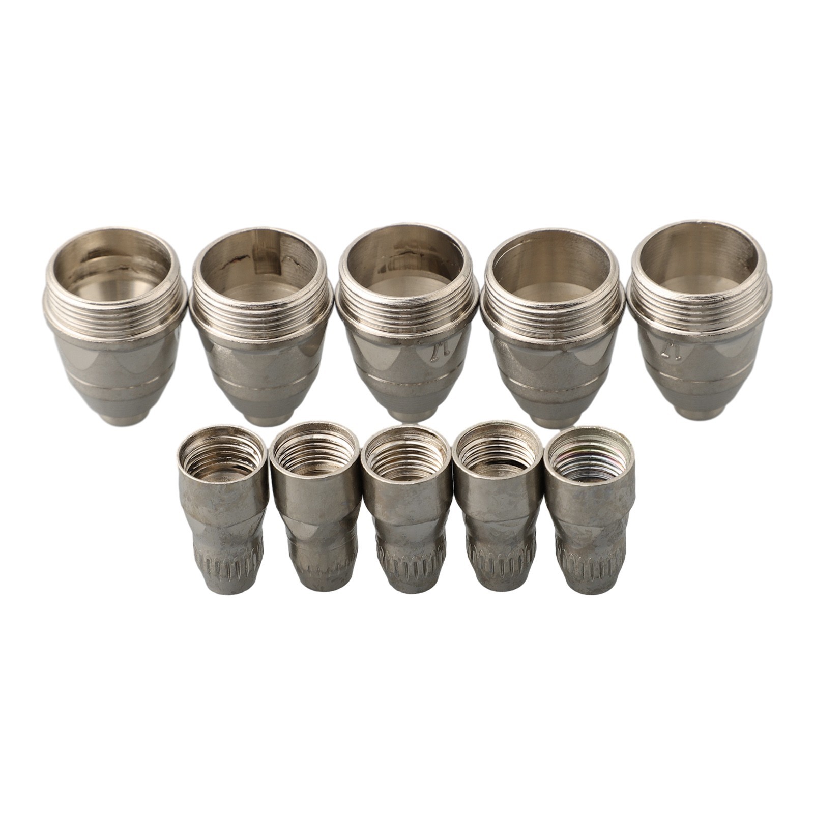 10pcs P-80 Plasma Cutter Consumable Torch Kit 1.1mm-1.7mm Nozzle Tip Electrode