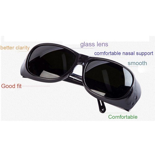2 Pairs Welding Safety Glasses Goggles for Plasma or Gas Cutting Welding Shade