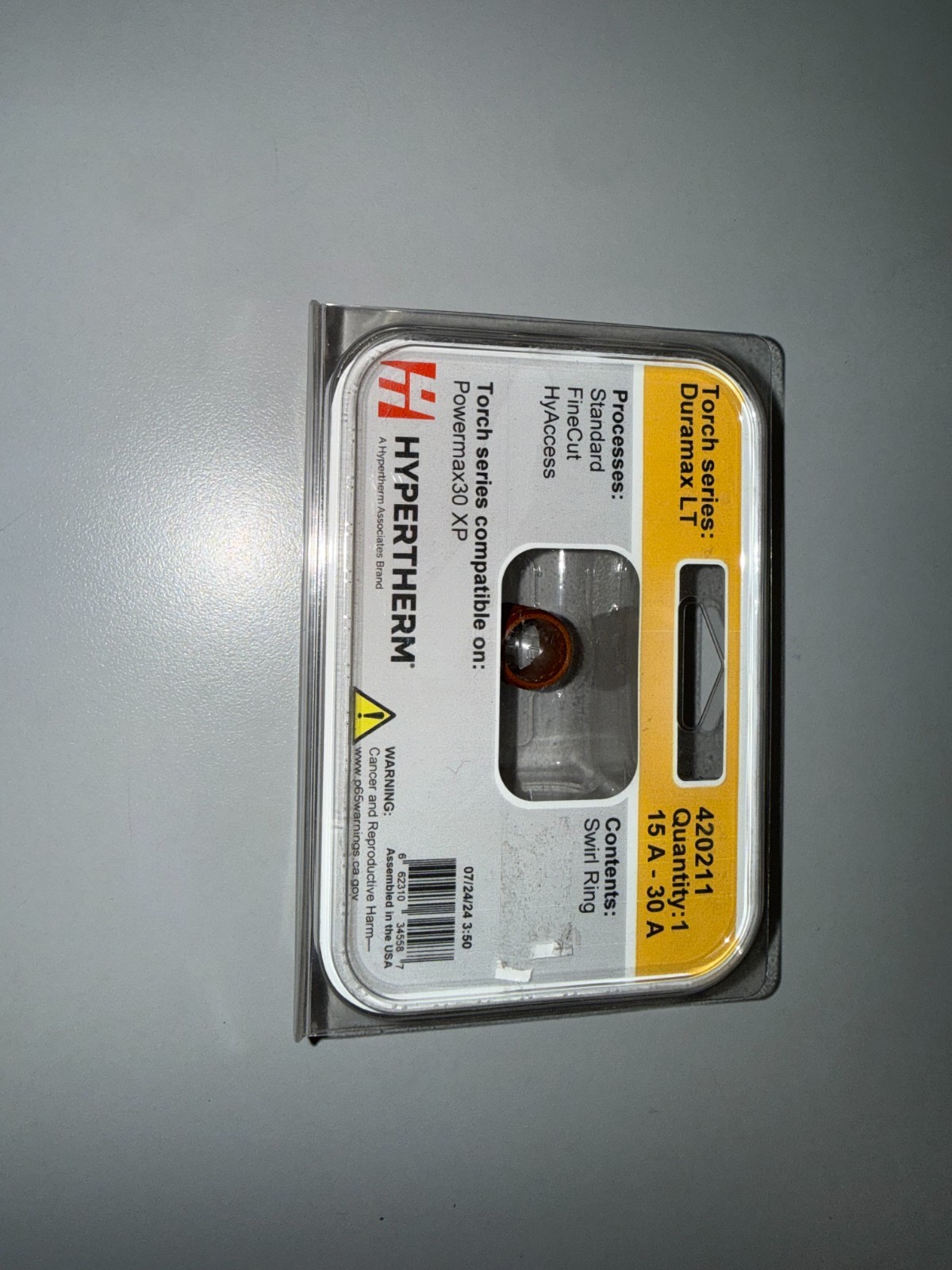 Hypertherm 420211 Swirl ring