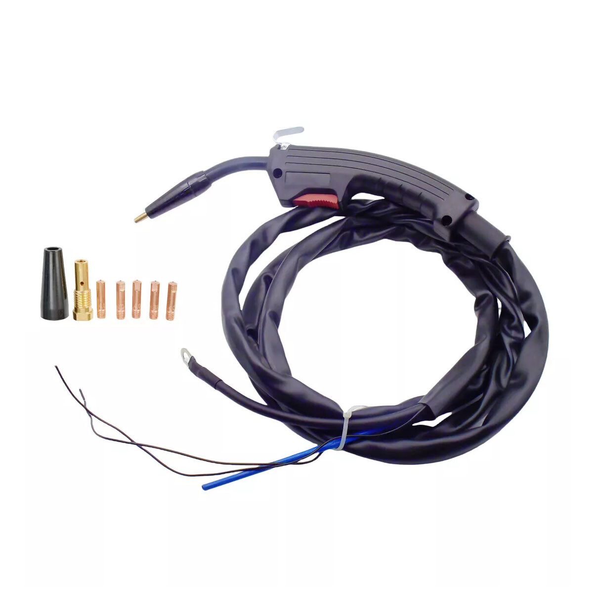 8ft 10ft No Gas Mig Gun Torch Fits Lincoln Weld Pak HD 10949 Wire Feed Welder