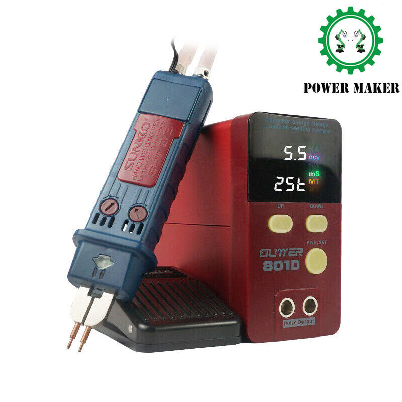 801D 1800A 12KW Automatic Spot Welder Storage Capacity Spot Welding Machine