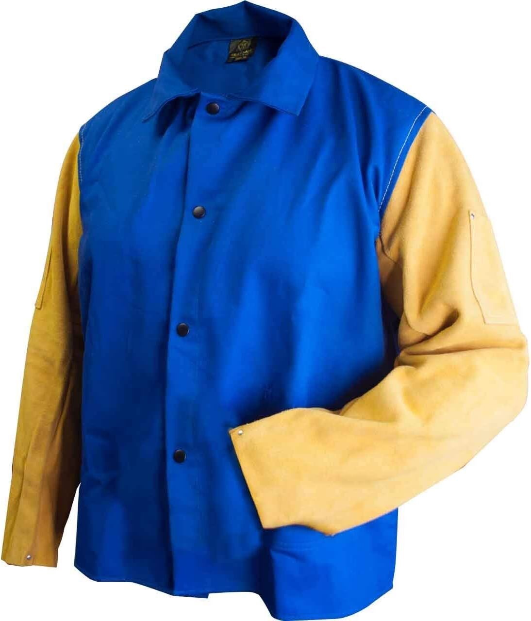Tillman 9230 Ltwt Cowhide Fire Flame Resistant FR Cotton WELDING JACKET Sz M