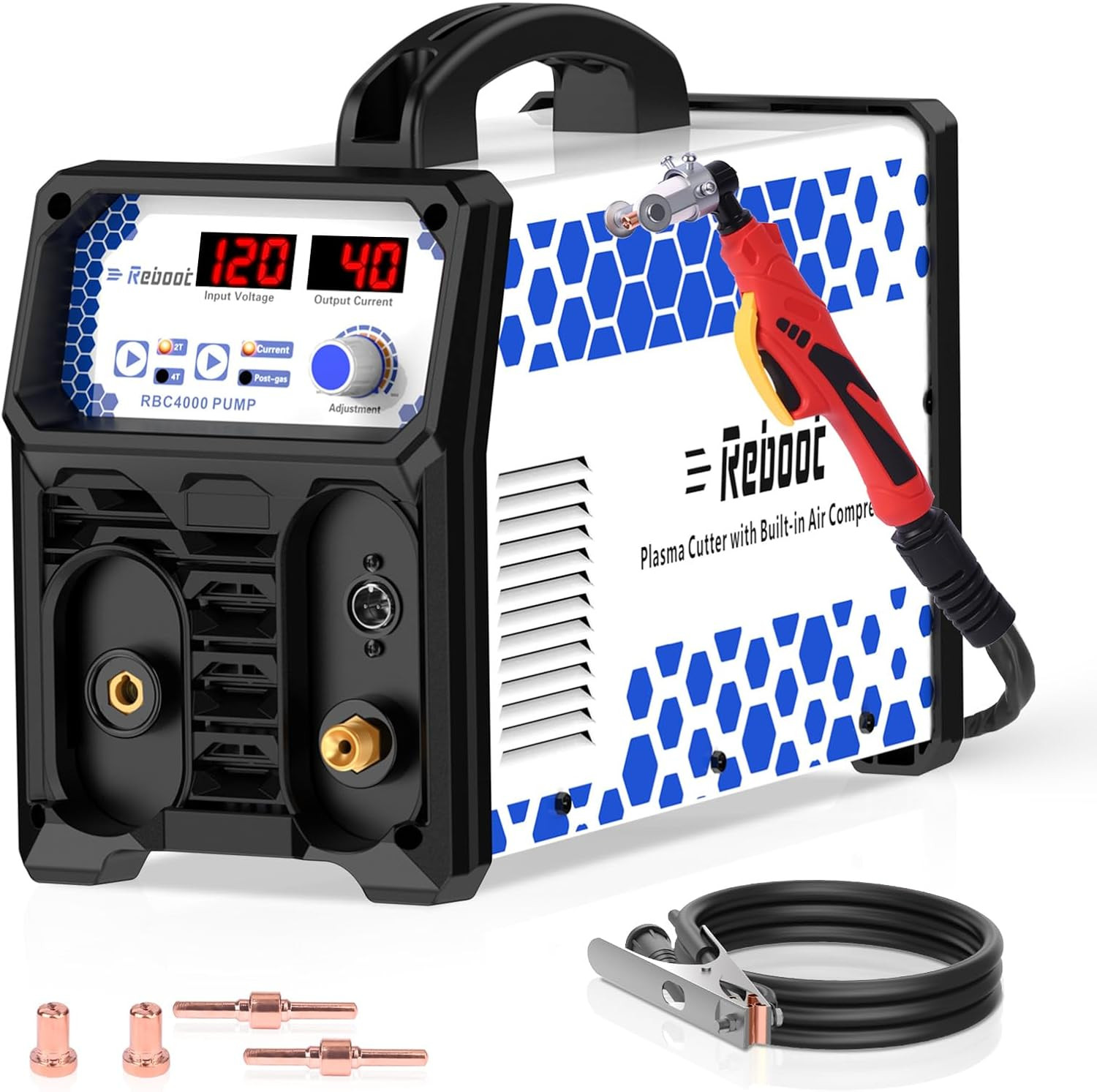 60A Plasma Cutter Dual Voltage 120V/240V, 1/2″ Clean Cut IGBT Inverter, Portable